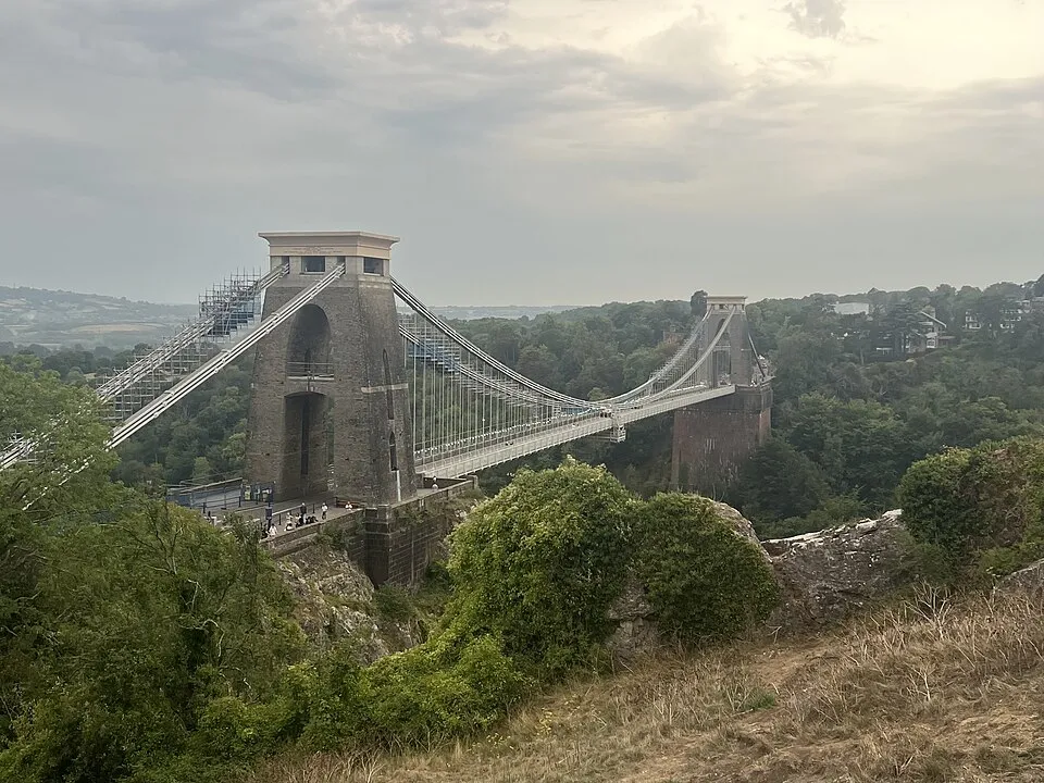 The Clifton Suspension Bridge in Bristol, designed by Isambard Kingdom Brunel and completed in 1864