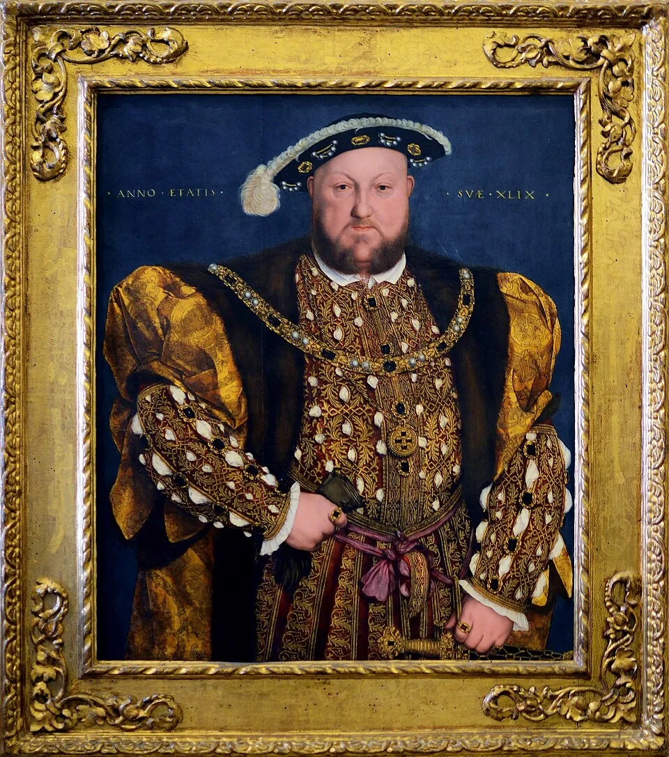Portrait of Henry VIII, King of England from 1509 to 1547, who broke with the Roman Catholic Church