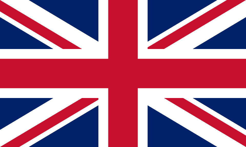 The Union Flag of the United Kingdom combines St George's Cross, St Andrew's Cross and St Patrick's Cross