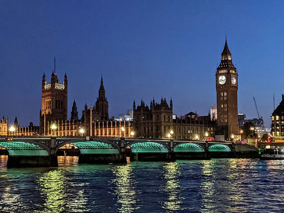 The Houses of Parliament, one of the centres of political life in the UK and a World Heritage Site